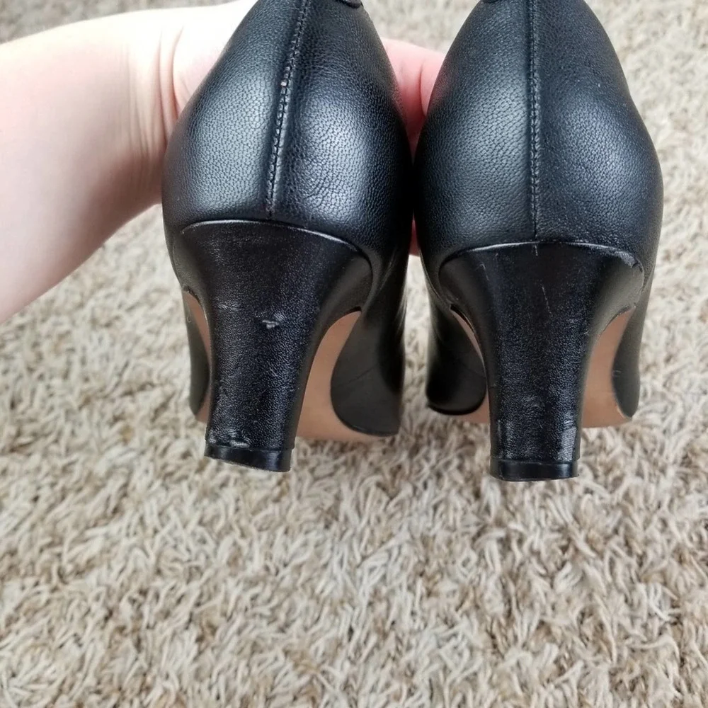 Clarks| Black Crewso wick pump size 6.5 - Picture 8 of 8